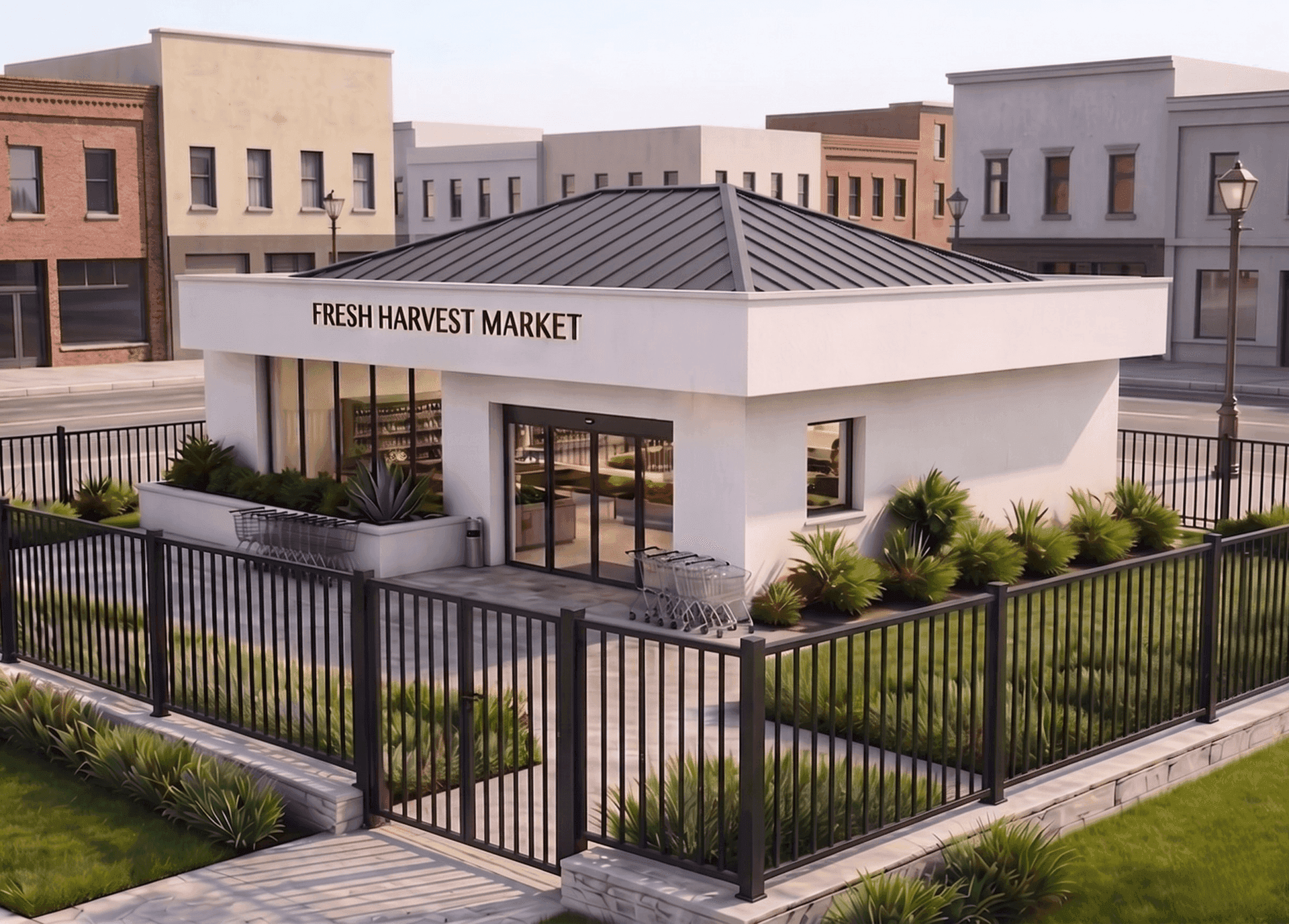 Commercial Aluminum Fences