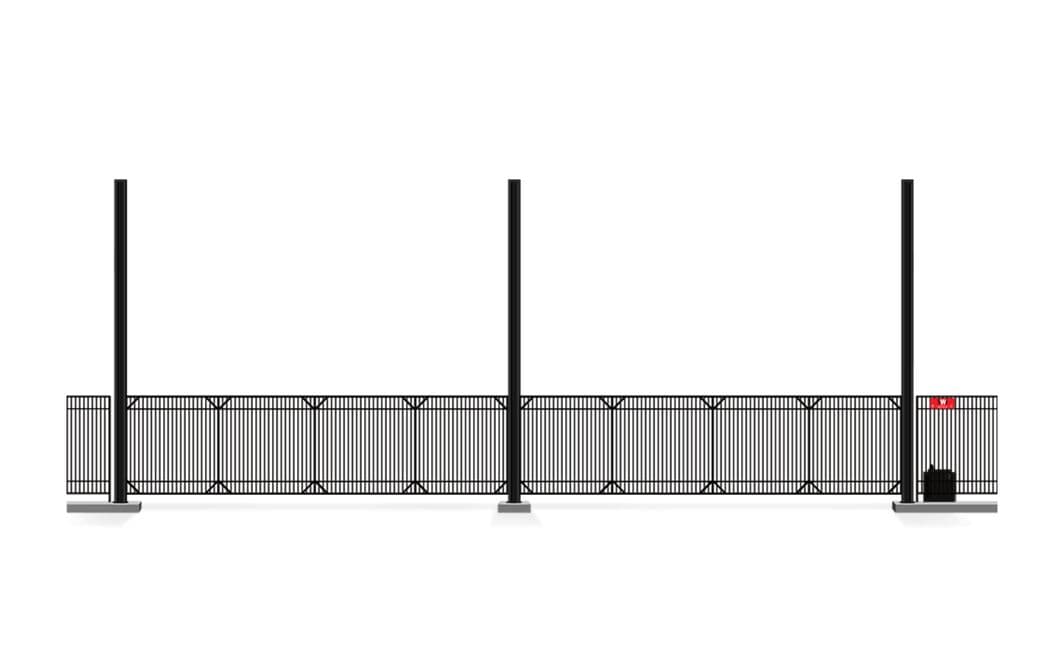 Metal Vertical Lift Gate