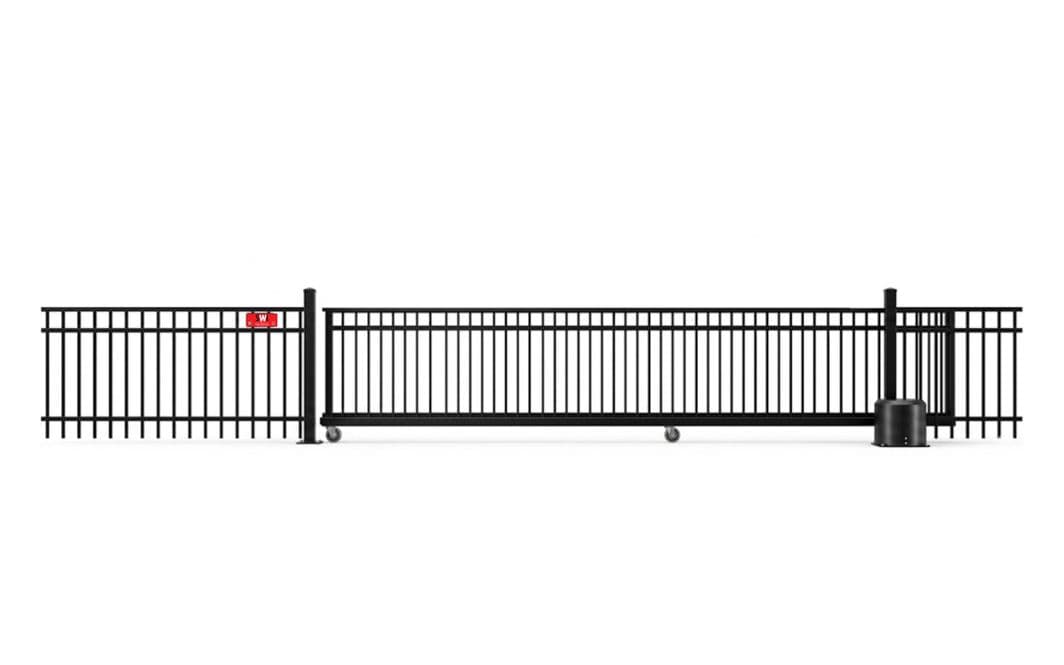 Metal V-Track Gate