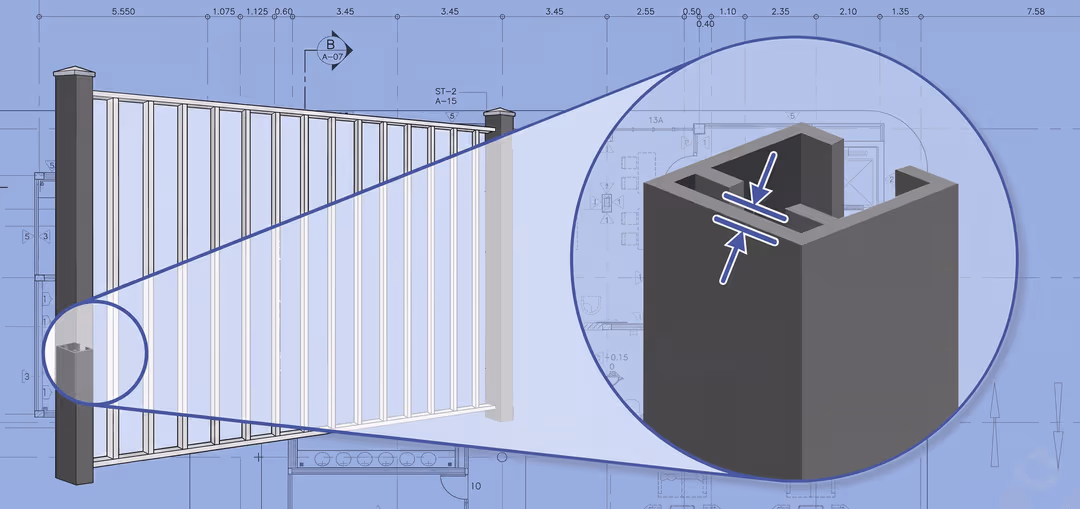 Aluminum Fence Posts