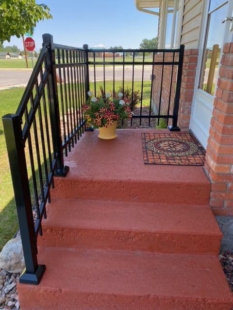 After railing example