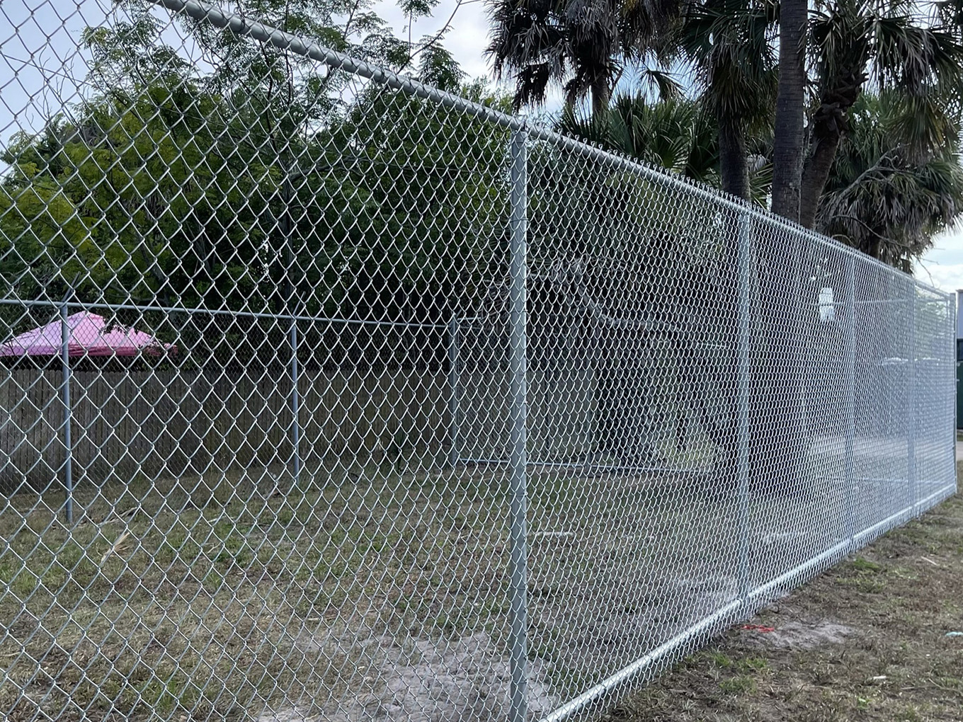 Photo of a chain link fence in St. Augustine, FL