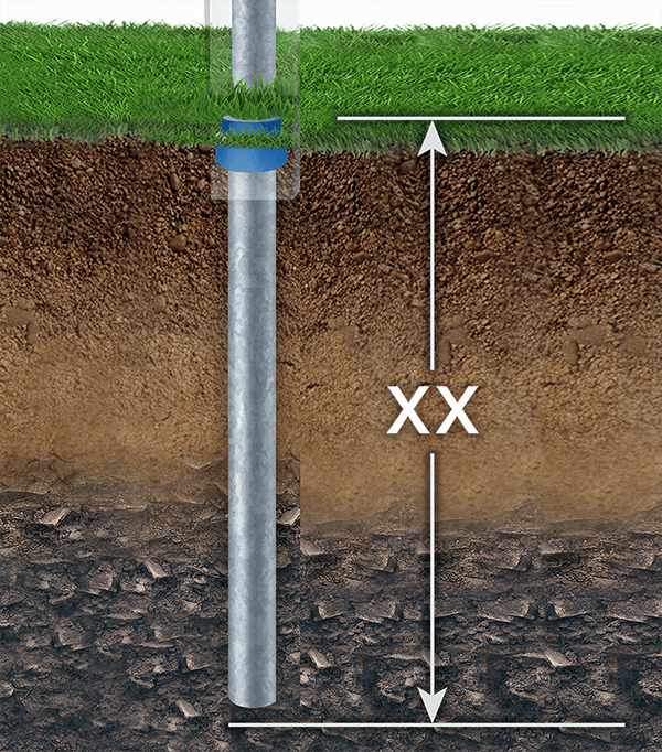 Metal Post Zoom Hole Depth