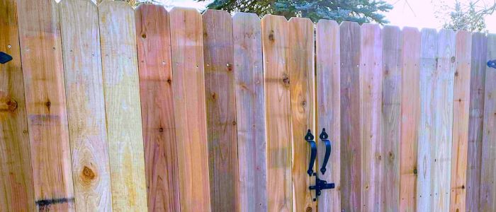 Privacy Cedar Fence  in St. Augustine, Florida