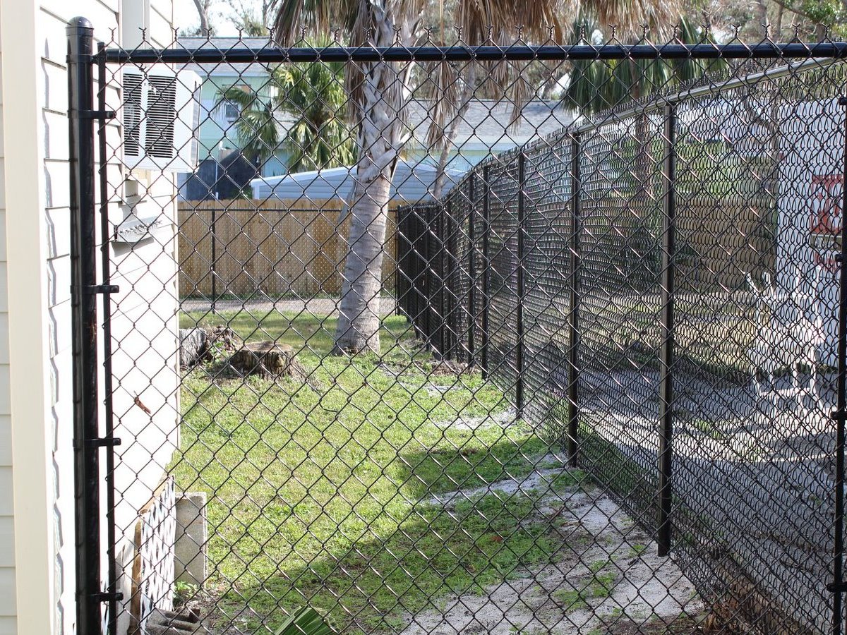 chain link fence Butler Beach Florida
