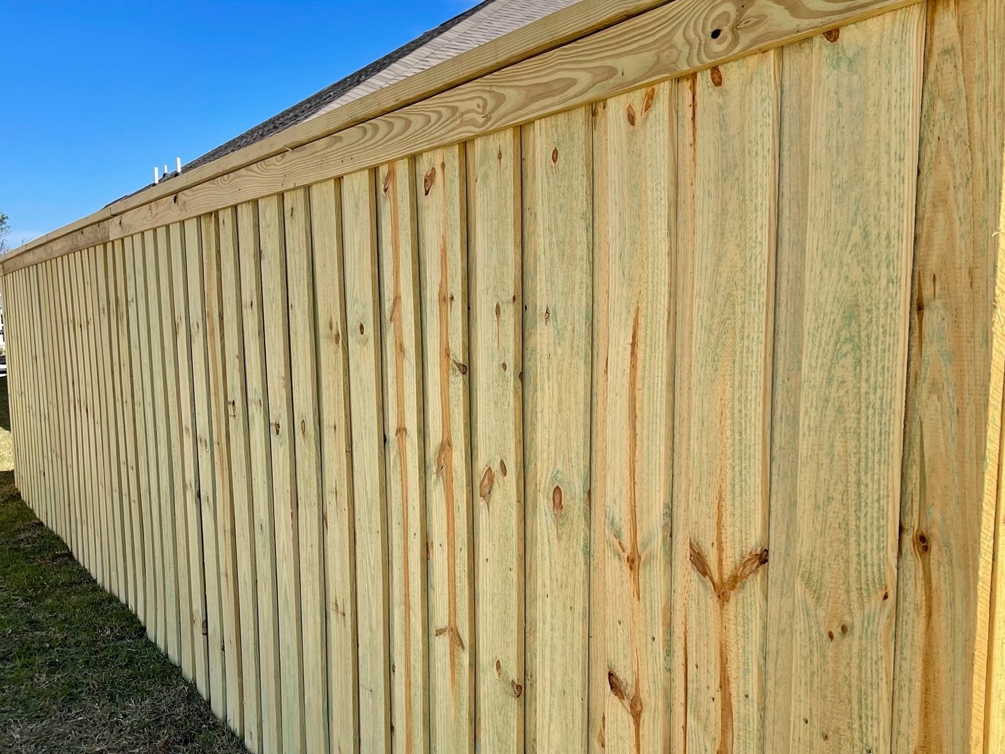 Flagler Beach Florida wood privacy fencing
