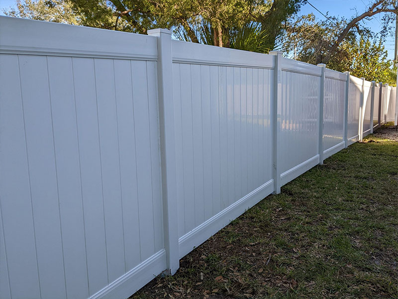 vinyl fence Flagler Estates Florida