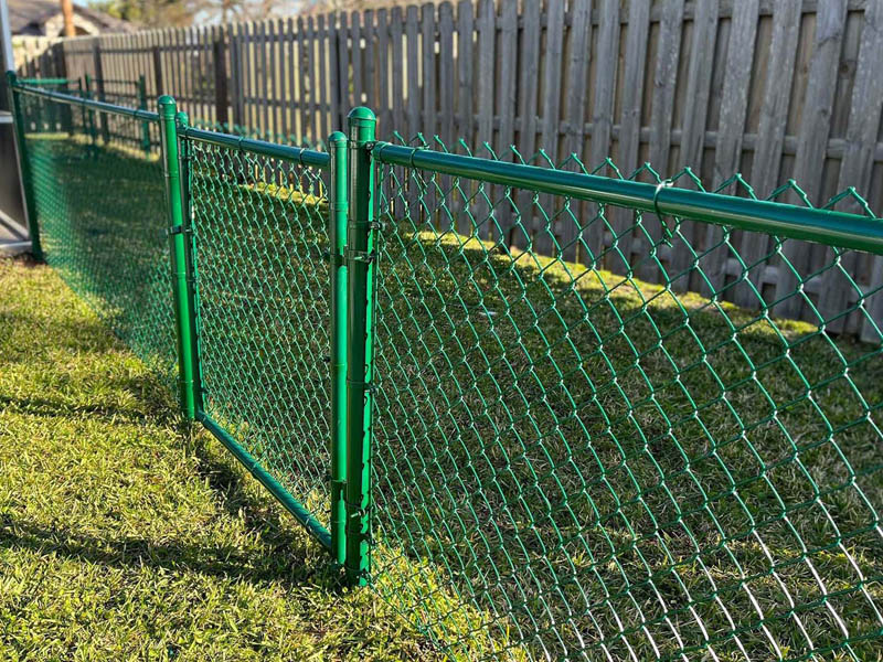 St. Augustine Florida green chain link fence contractors